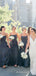 A-line Grey Spaghetti Straps Cheap Long Custom Bridesmaid Dresses , BGB0036