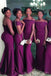 Sexy Off Shoulder Mermaid Cheap Long Custom Bridesmaid Dresses , BGB0040