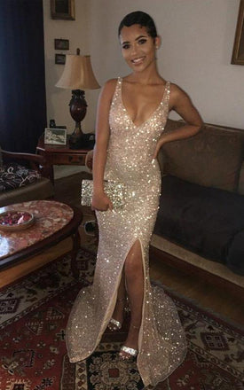 Sparkle Sequin Cheap Long Prom Dresses, BG7001