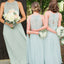 Charming Chiffon Formal Wedding Party Guest Long Bridesmaid Dresses, BG51616 - Bubble Gown