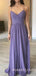 Simple Backless Chiffon Cheap Long Evening Prom Dresses, MR7031