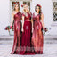 Inexpensive Mismatched Sequin Tulle Long Wedding Party Bridesmaid Dresses, BD009 - Bubble Gown