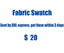 Fabric Swatch, Fabric Sample