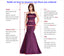 Long Sleeves Lace Custom A-Line Satin Long Evening Prom Dresses, Satin Wedding Dresses, MR7168